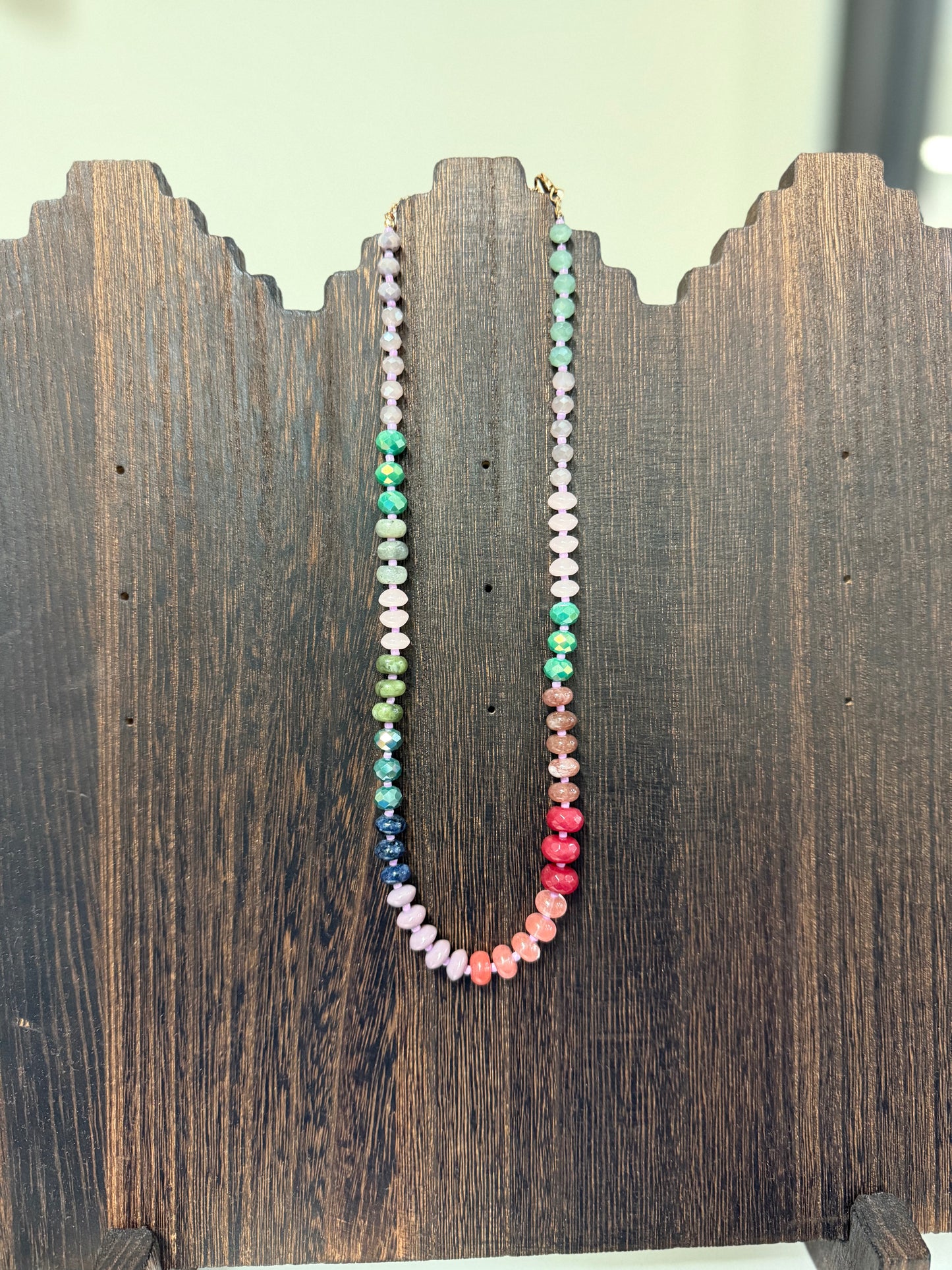 Fruit Punch Gemstone Necklace