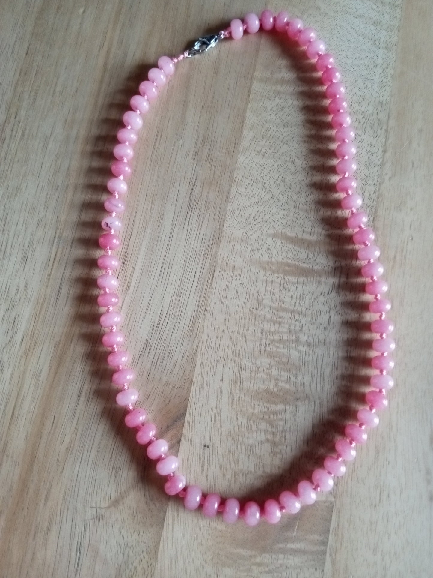 Pink Jade Necklace
