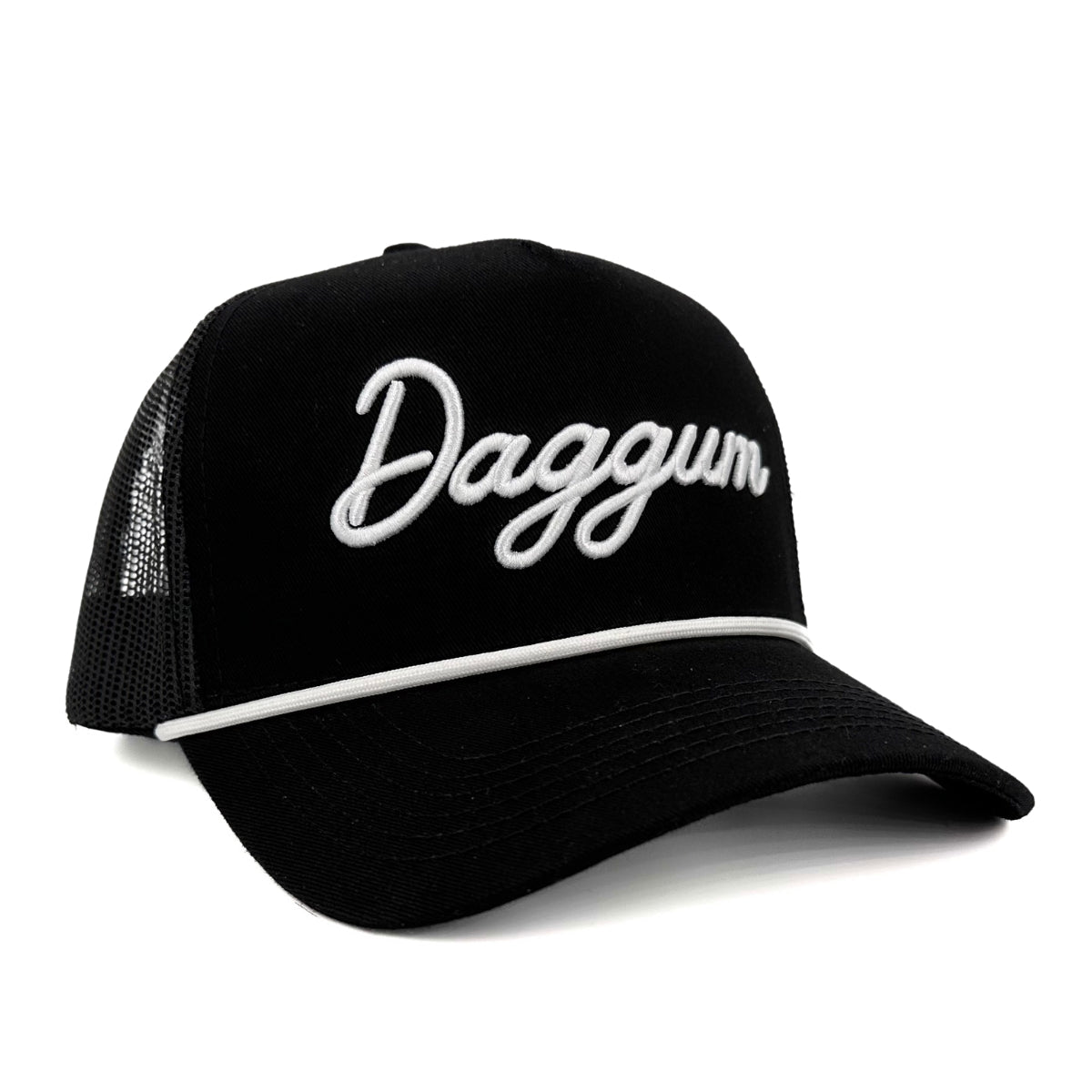 Daggum Trucker hat in Black