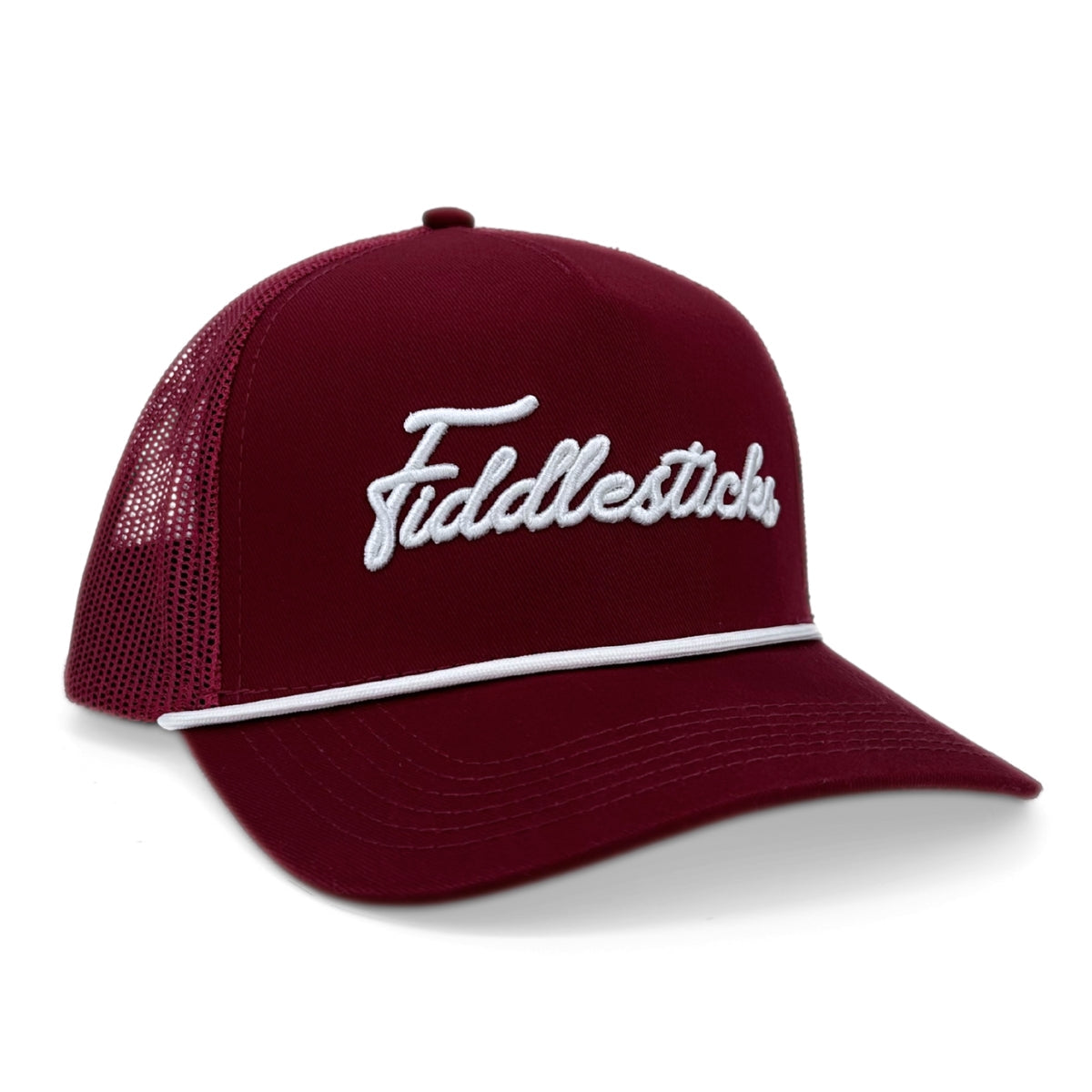 Fiddlesticks Trucker hat in Maroon