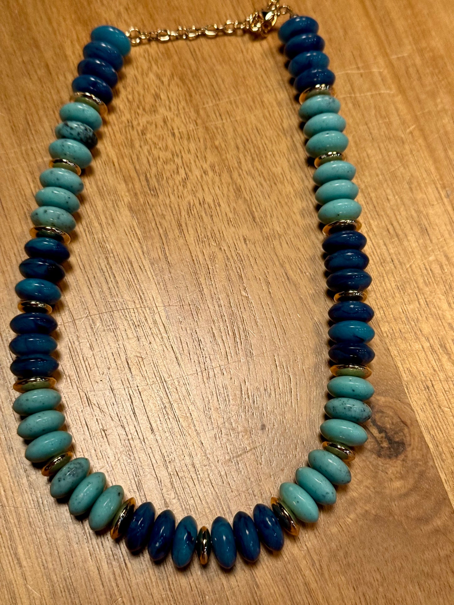 Ride The Wave Chunky Resin Necklace