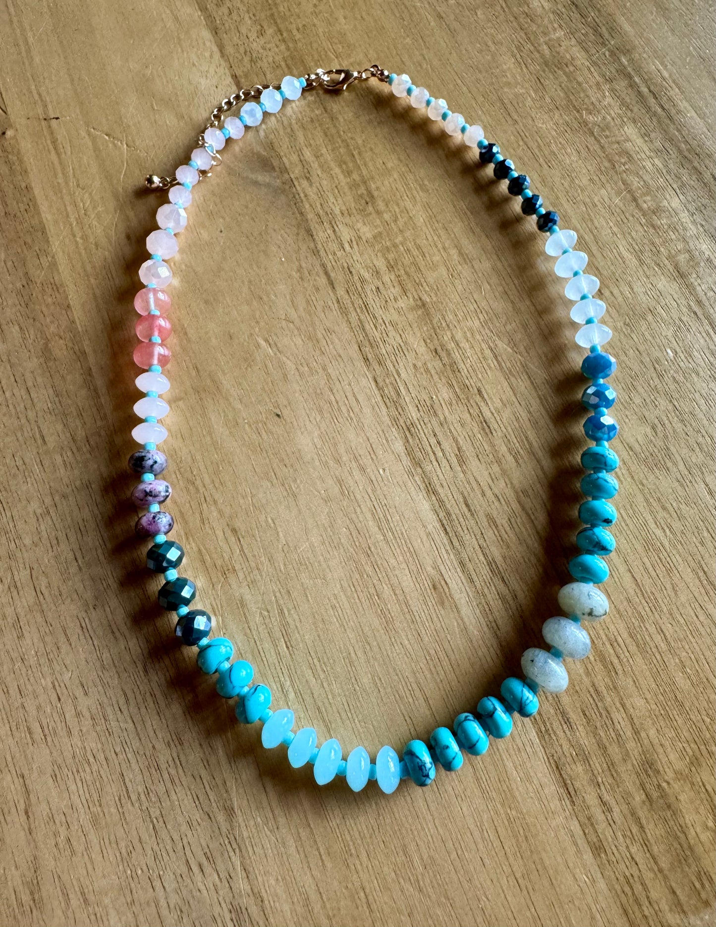 Breakfast at Tiffanys Gemstone necklace