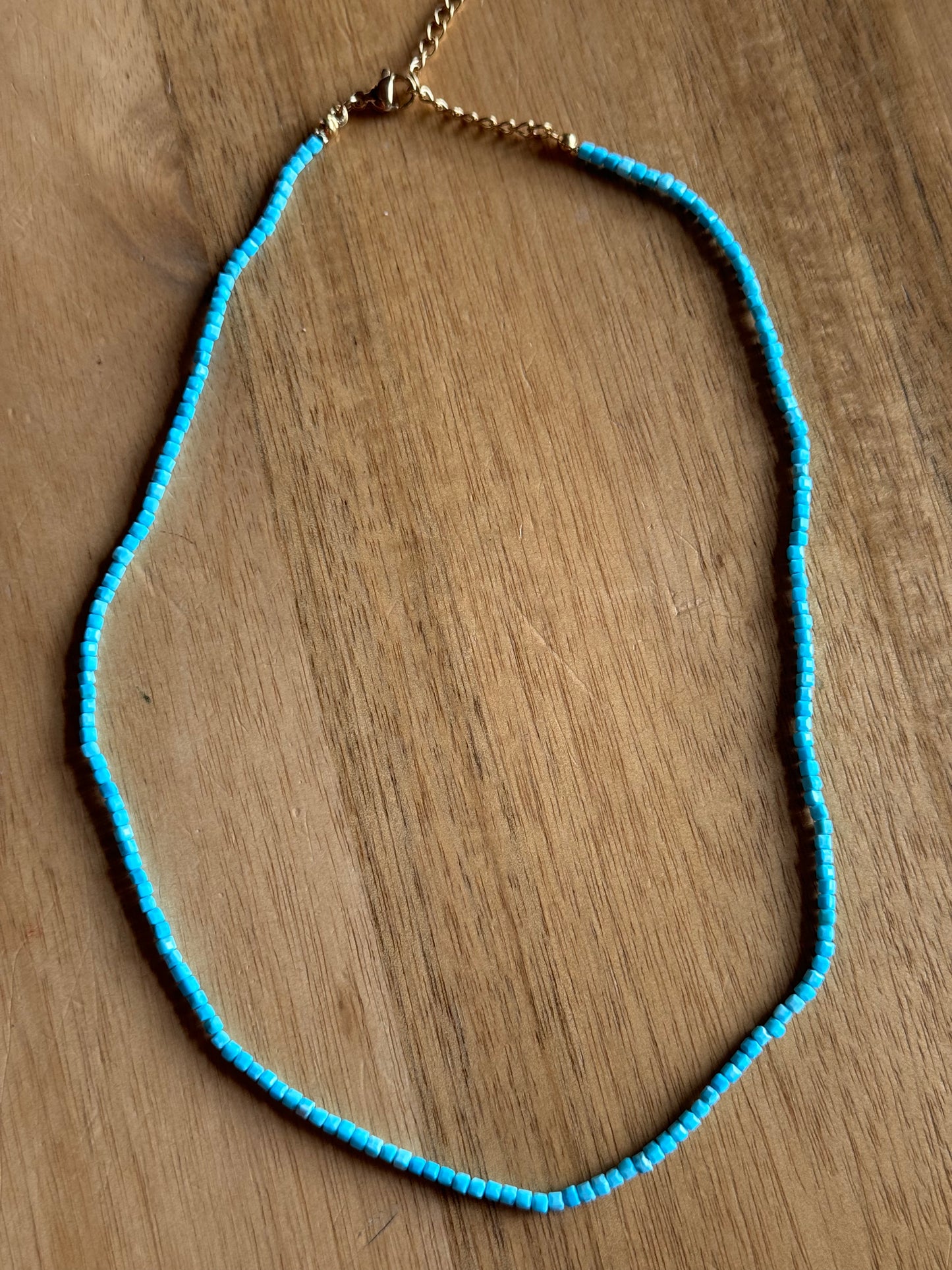 Turquoise Square Dainty