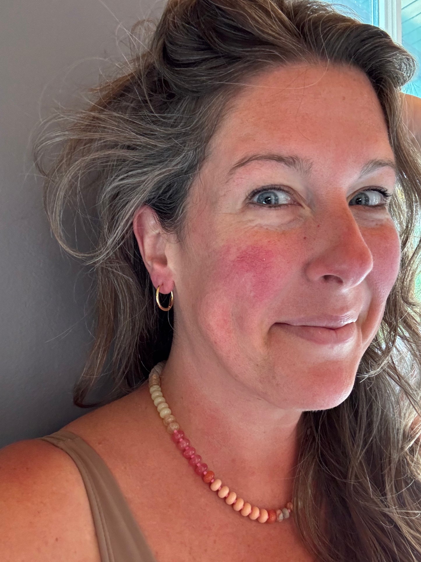 Medium size Basic Huggie Hoop