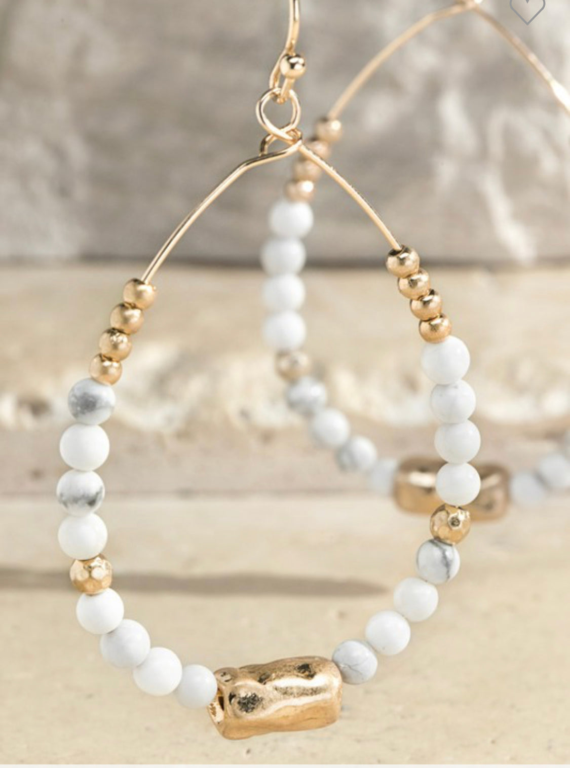 Beaded hoops