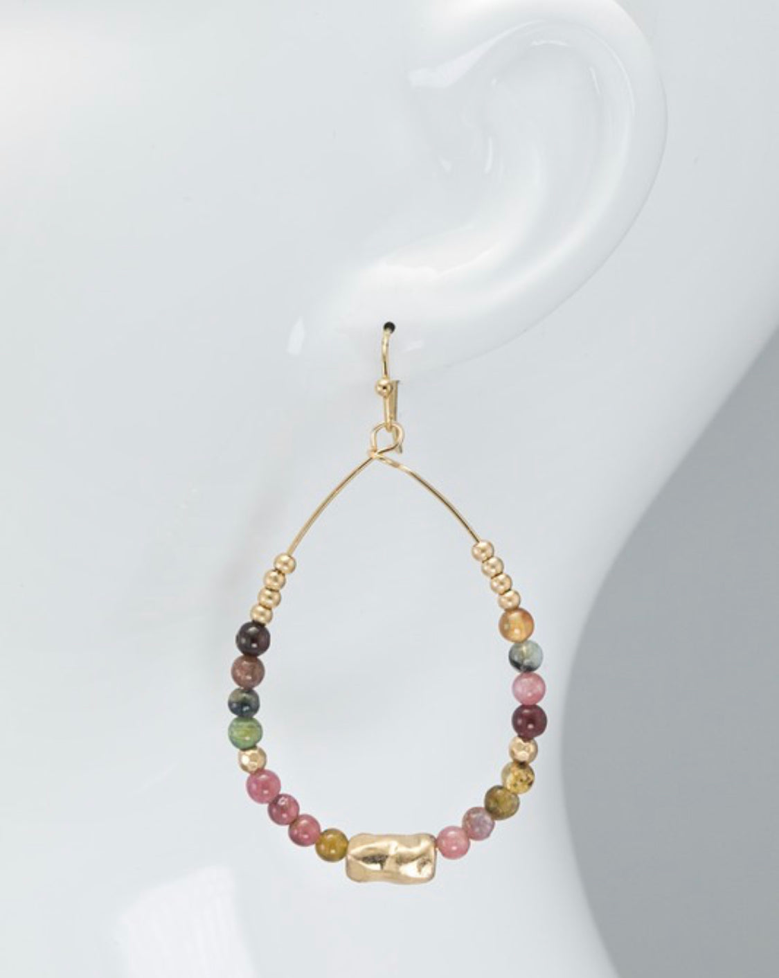 Beaded hoops