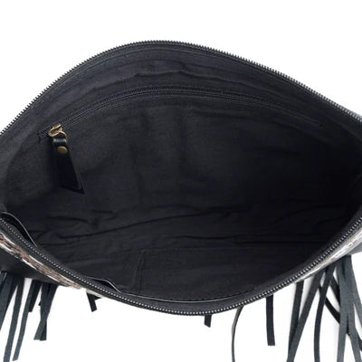 Chaparral Ridge Hand-Tooled Bag in coal