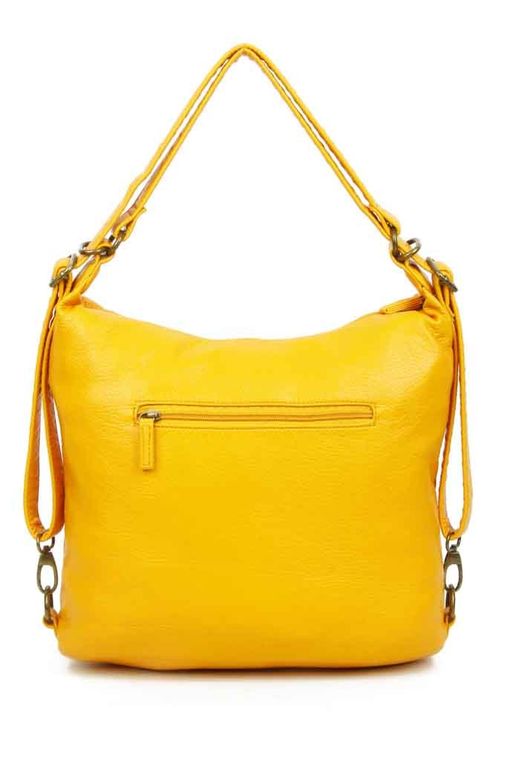 Convertible Crossbody Backpack - Honey Mustard