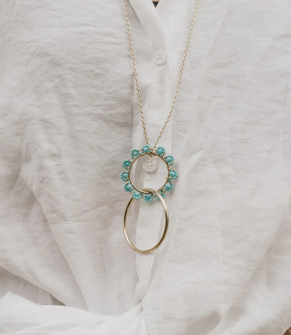 Dainty Daisy Turquoise SET