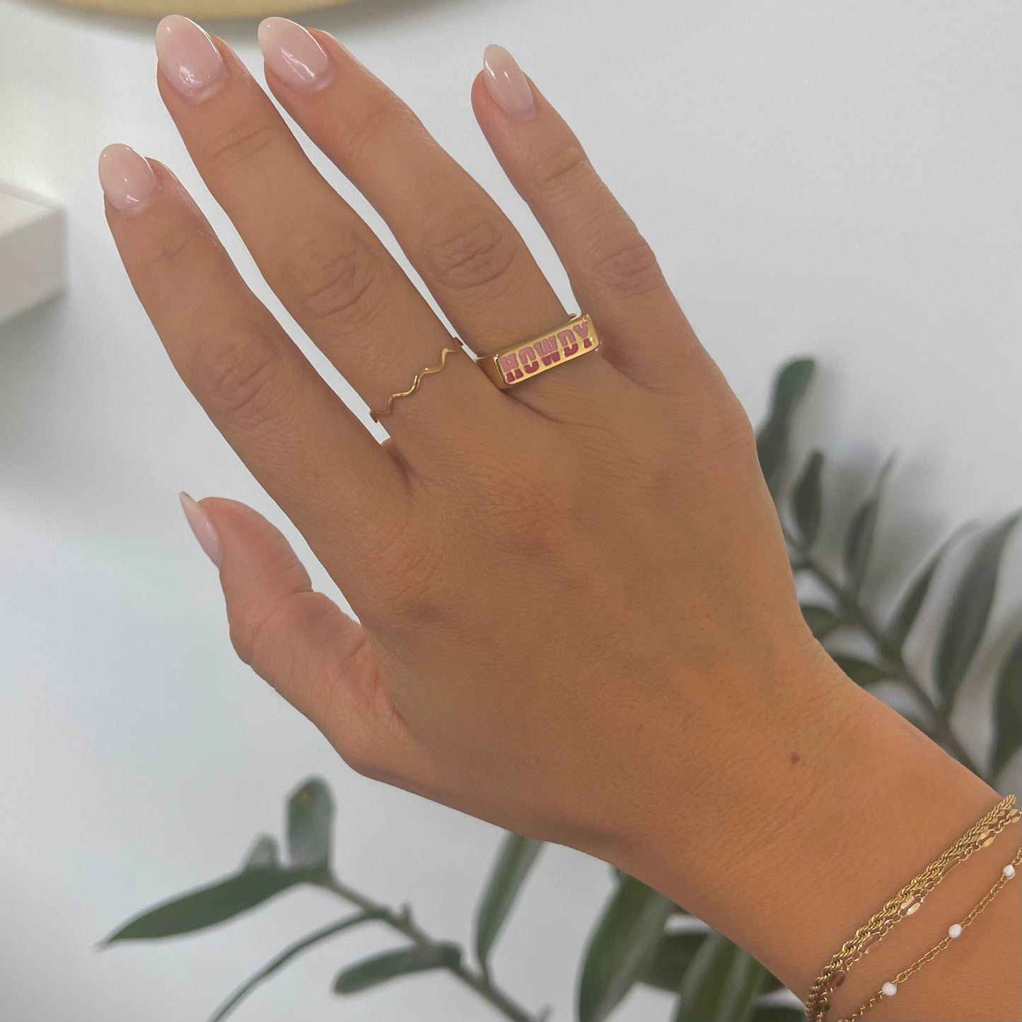 Wiggidy Wave Gold Ring