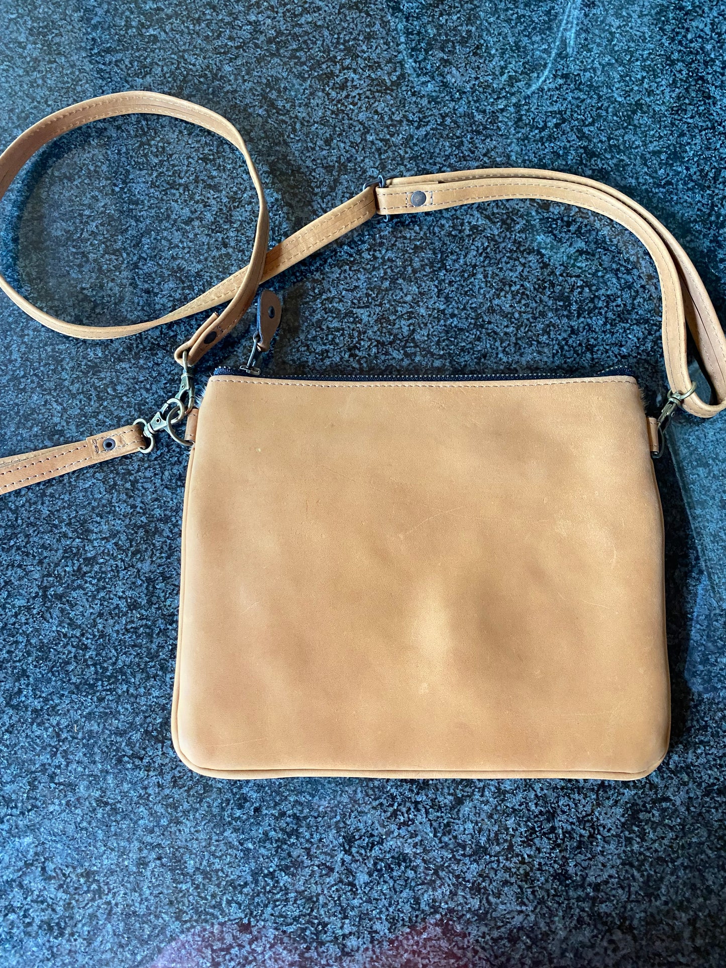 Hair On leather Crossbody