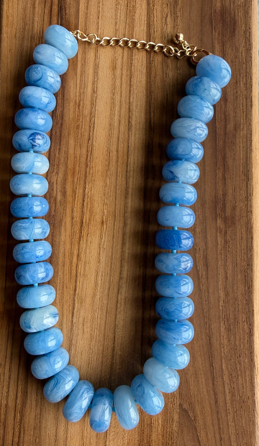 Chunky blue