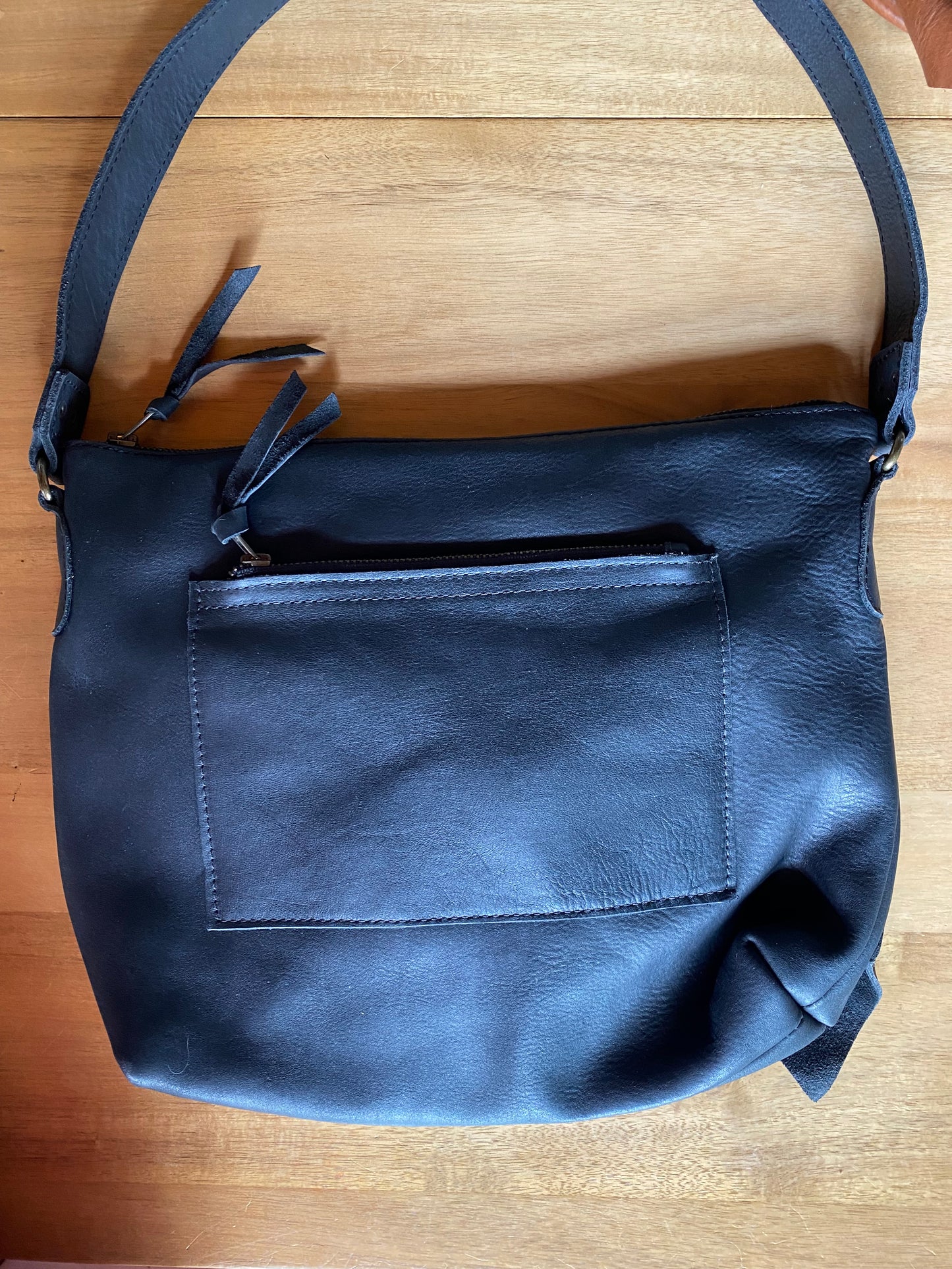 Leather Bow Bag