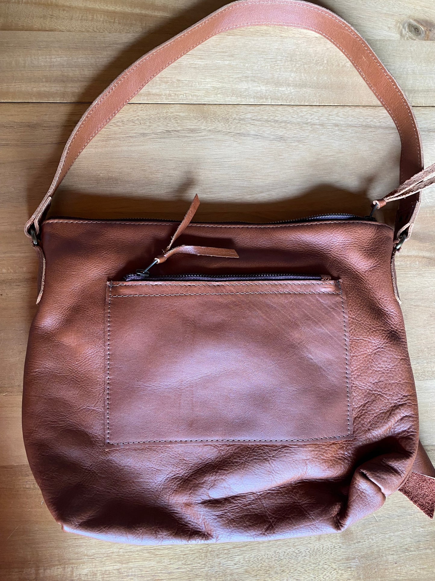 Leather Bow Bag