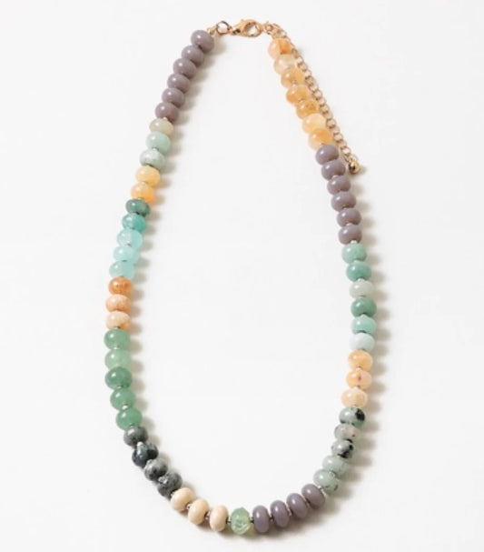 Pacific coast beach Gemstone Necklace