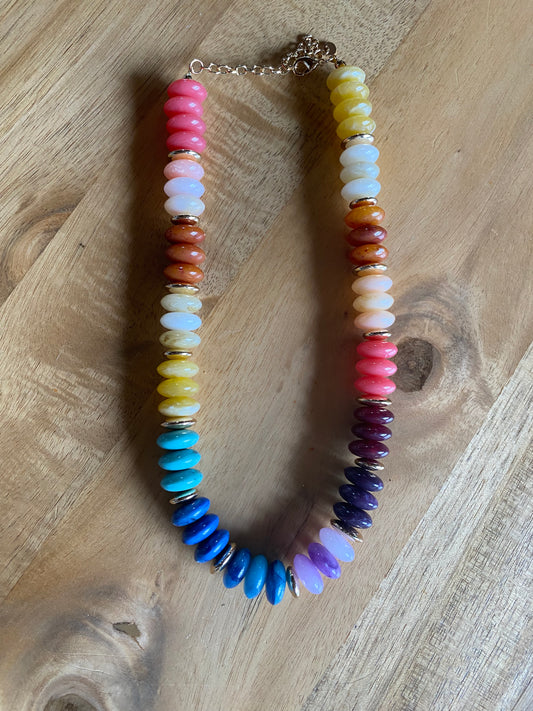 JANIS chunky resin necklace