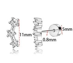 Constellation flat back stud