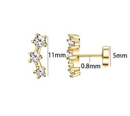 Constellation flat back stud