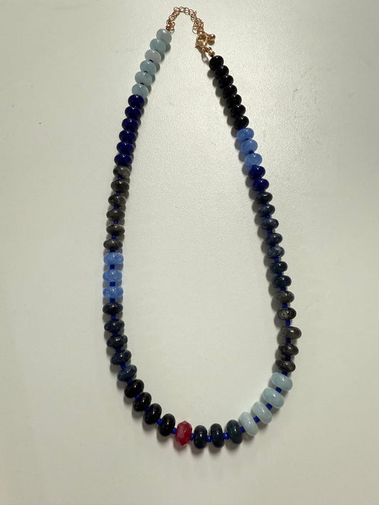 Gem of the Sea gemstone necklace