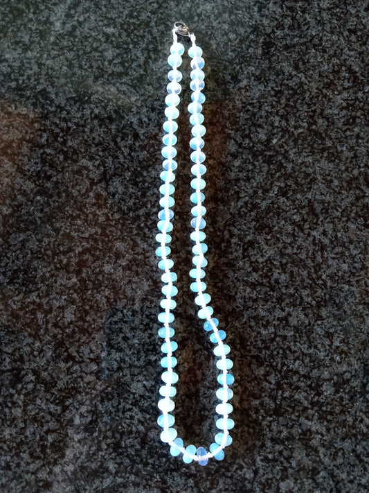 Opalite gemstone necklace