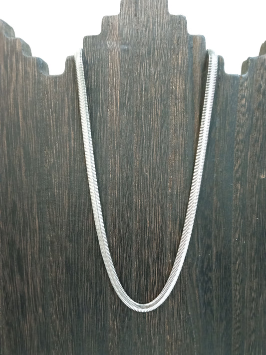 Stainless herringbone chain