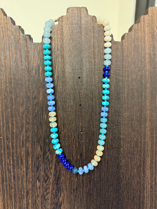 Great Lakes Gemstone Necklace
